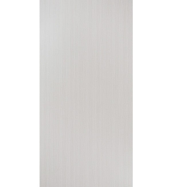 Grey suede finish decorative laminate with fluted pattern and vertical texture.