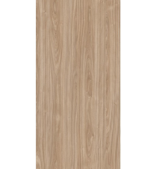 Beige wood grain decorative laminate with high gloss finish and visible wood texture and pattern.