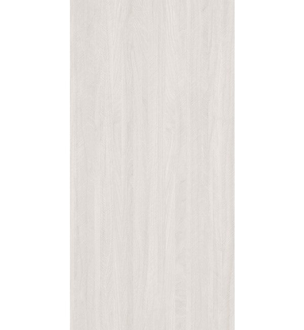 Taupe wood grain decorative laminate with subtle texture and vertical wood pattern on a light beige background
