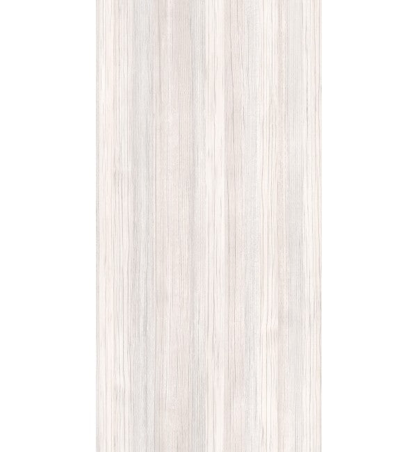 White wood grain laminate with suede finish and vertical wood pattern texture.