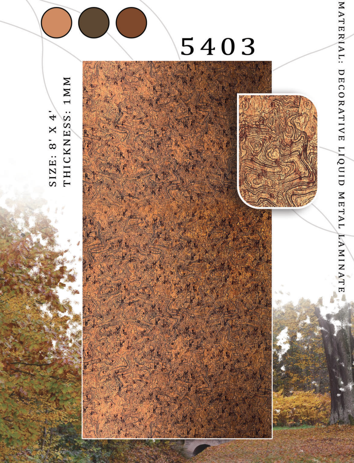 Silk Lam 5403 swatch
