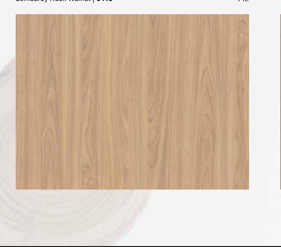 Lombardy Husk Walnut pre-laminated MDF board by Century Prowud