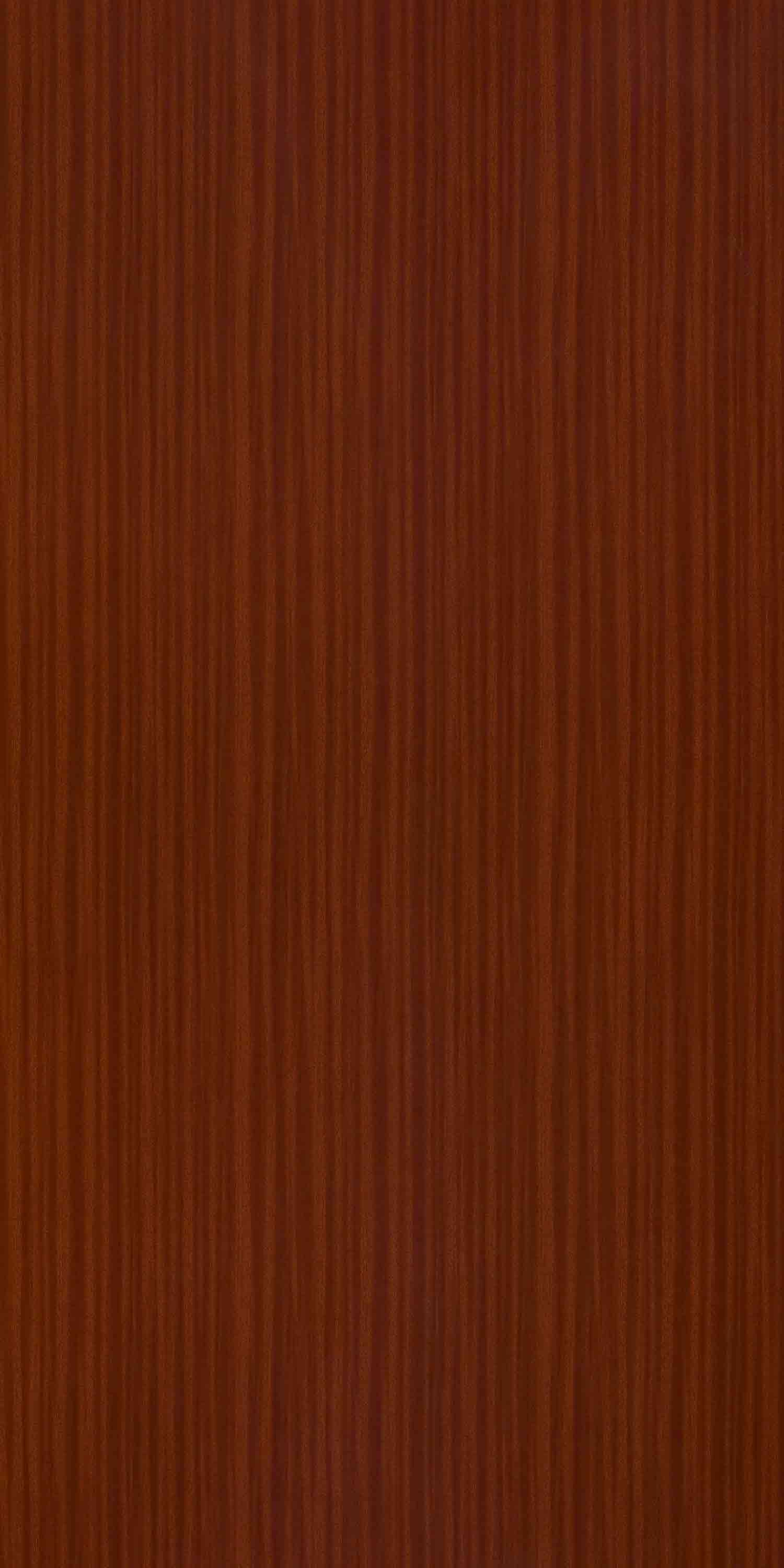 Brown wood grain laminate with vertical striped pattern and lustre finish showing detailed texture and grain variation