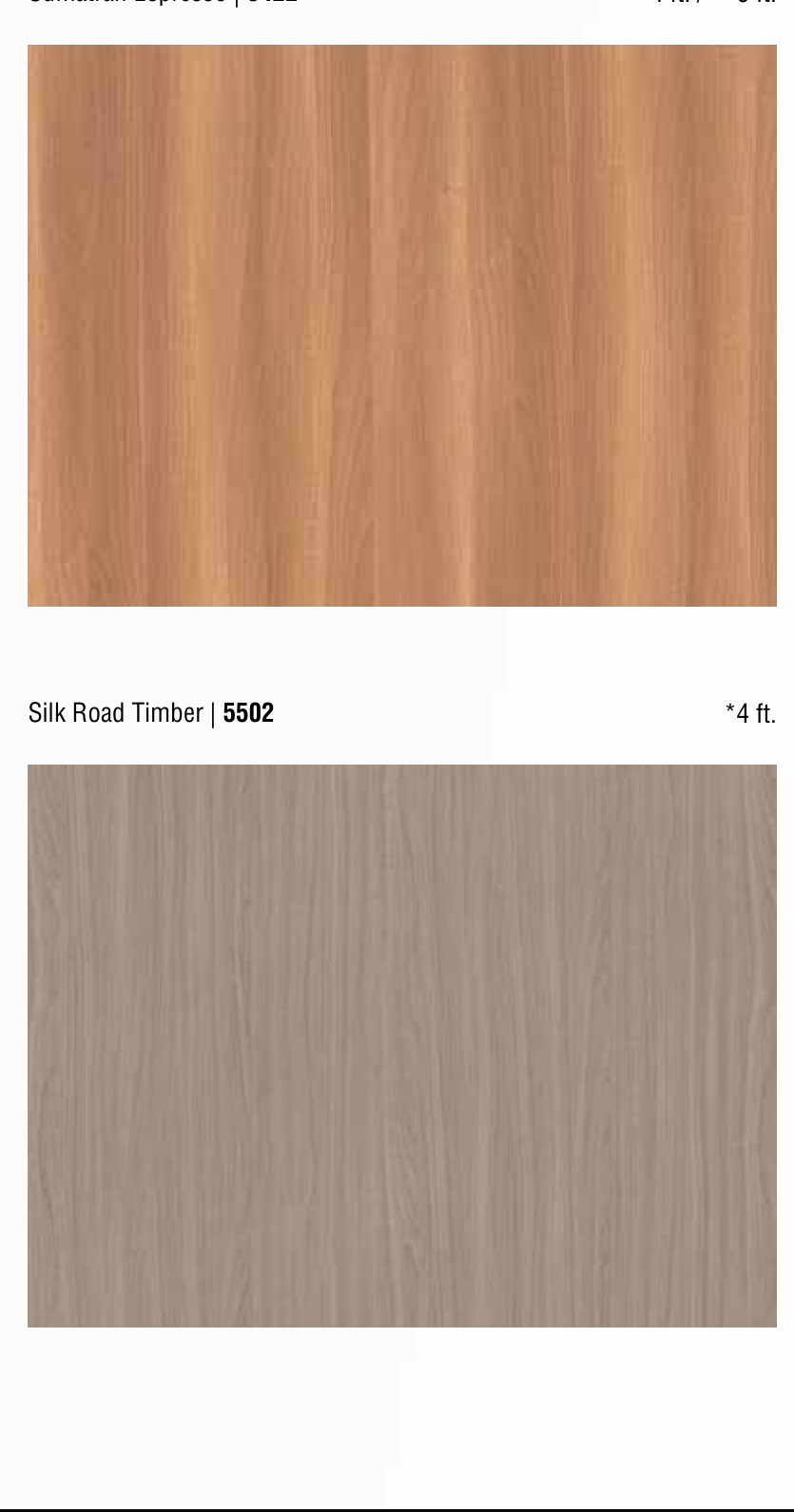 Sumatran Espresso pre-laminated MDF board by Century Prowud