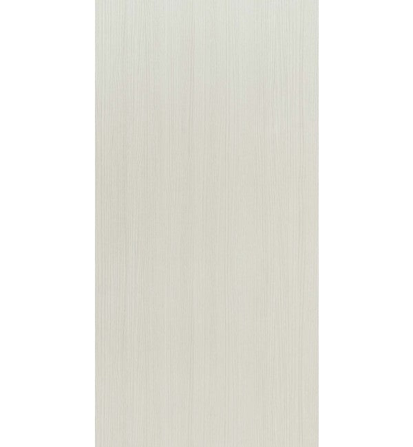 Ivory suede finish decorative laminate with fluted pattern and subtle texture