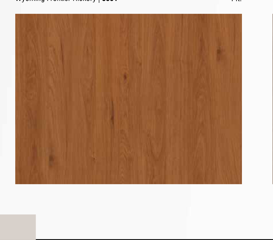 Wyoming Frontier Hickory pre-laminated MDF board by Century Prowud