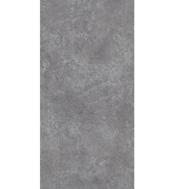 Grey marble laminate with high gloss finish and mottled texture, showing subtle veining and speckles.
