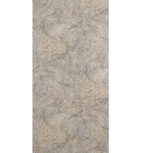 Grey marble laminate with Alta Q finish, showing textured stone pattern and veining details