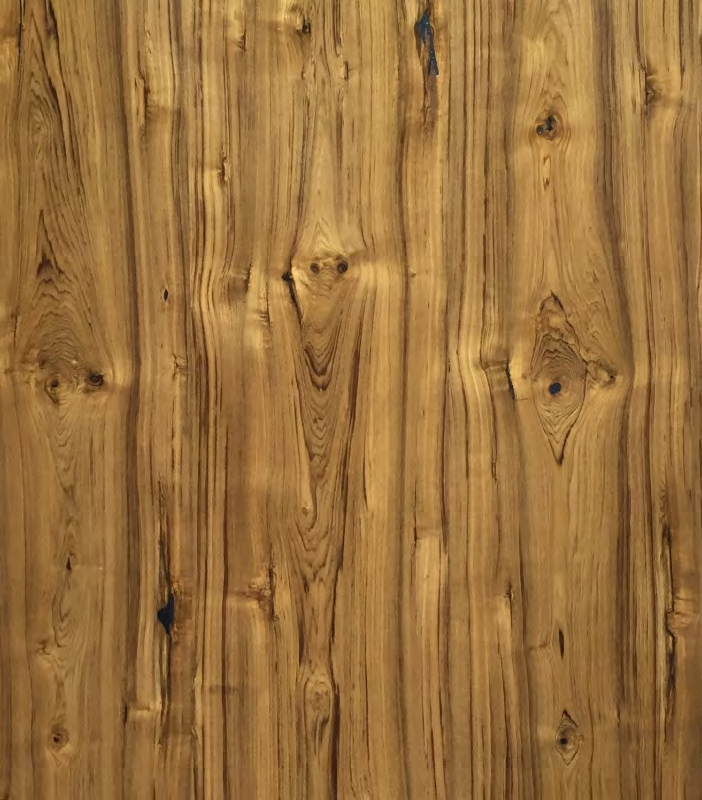 Inoui Veneers Srs Teak Crown Natural Veneer 8x4 ft Brown
