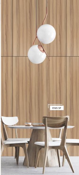 Summer Ashwood Wood Laminate 8x4 ft Suede 1 mm - 0165 SF
