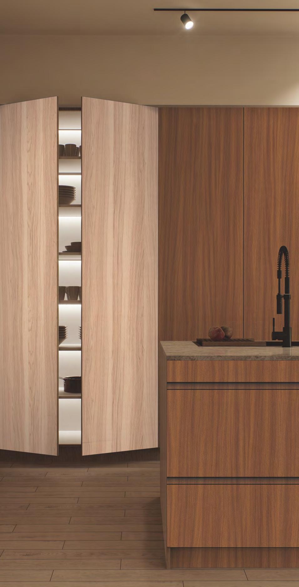 Lumber Ash Wood Laminate 8x4 ft Texture 1 mm - 09 SR