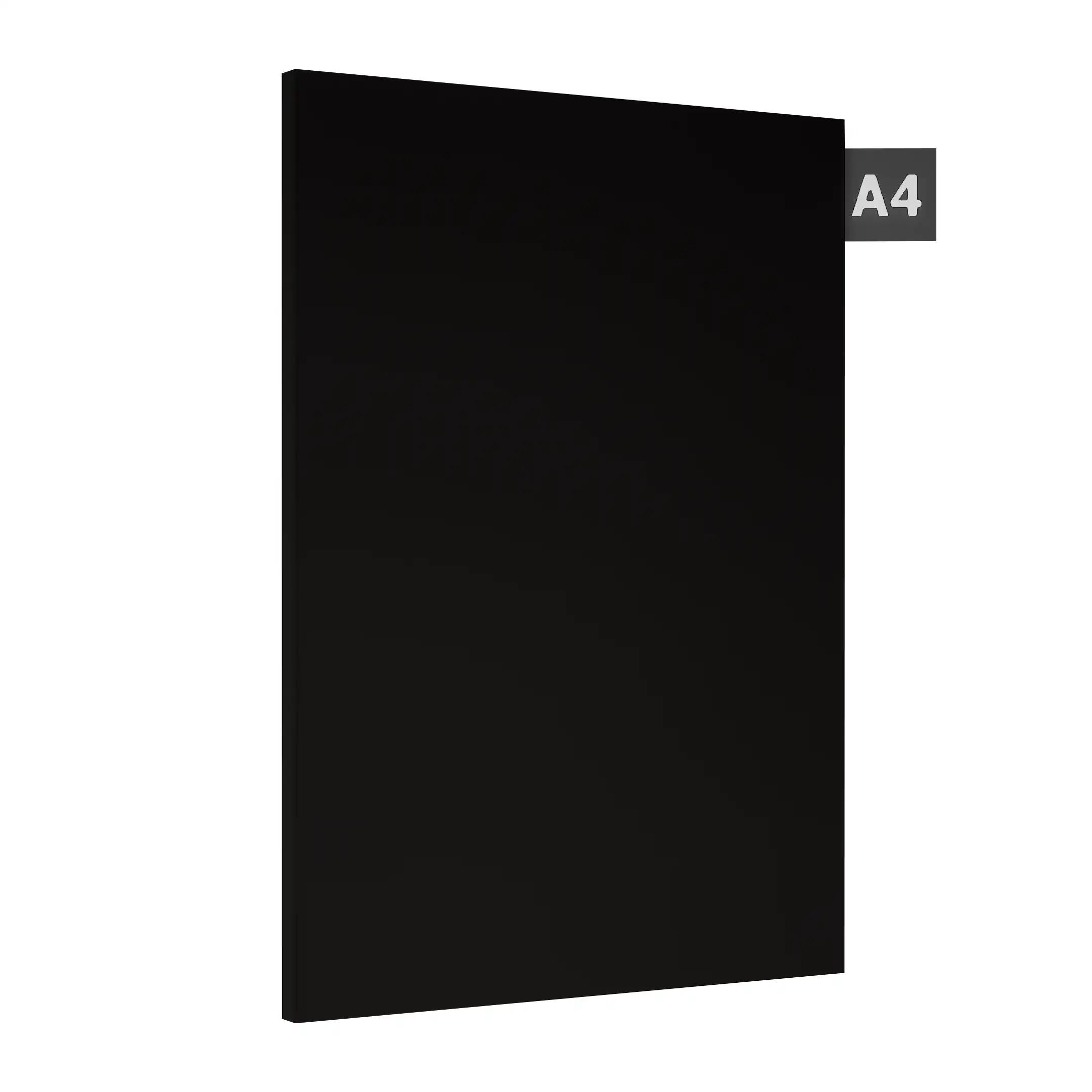 Black Plain Laminate 8x4 ft Super Matte 1 mm - 1009 SMT