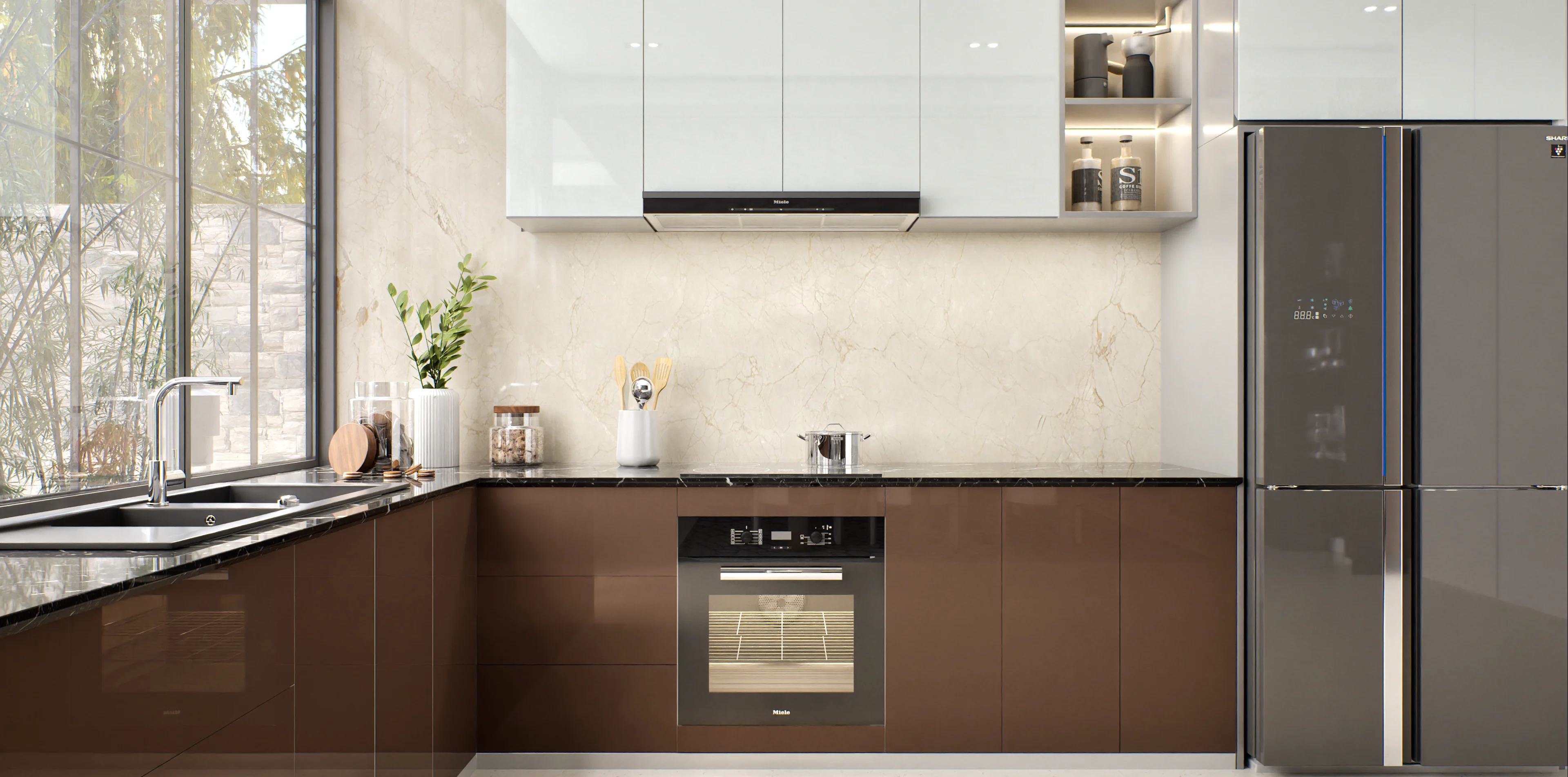 Saddle Brown Plain Laminate 8x4 ft Super Matte 1 mm - 1034 SMT