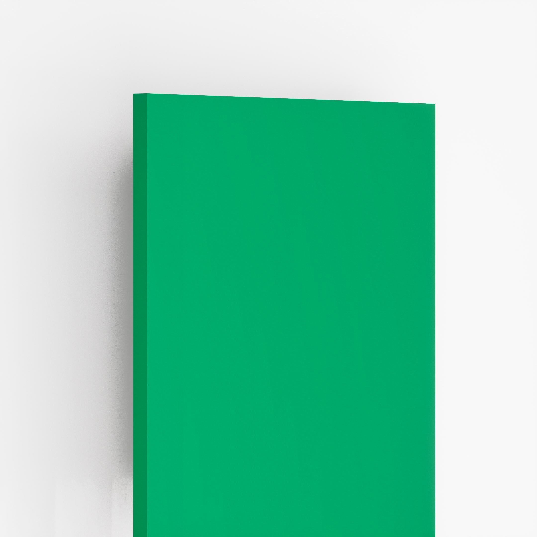 Mica Hanger Colour Parrot Green Plain Laminate 8x4 ft Suede 1 mm - 1037 SF