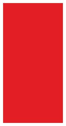 Liner Natural Wonders Blood Red Plain Laminate 8x4 ft High Gloss 0.8 mm - 1045 HG