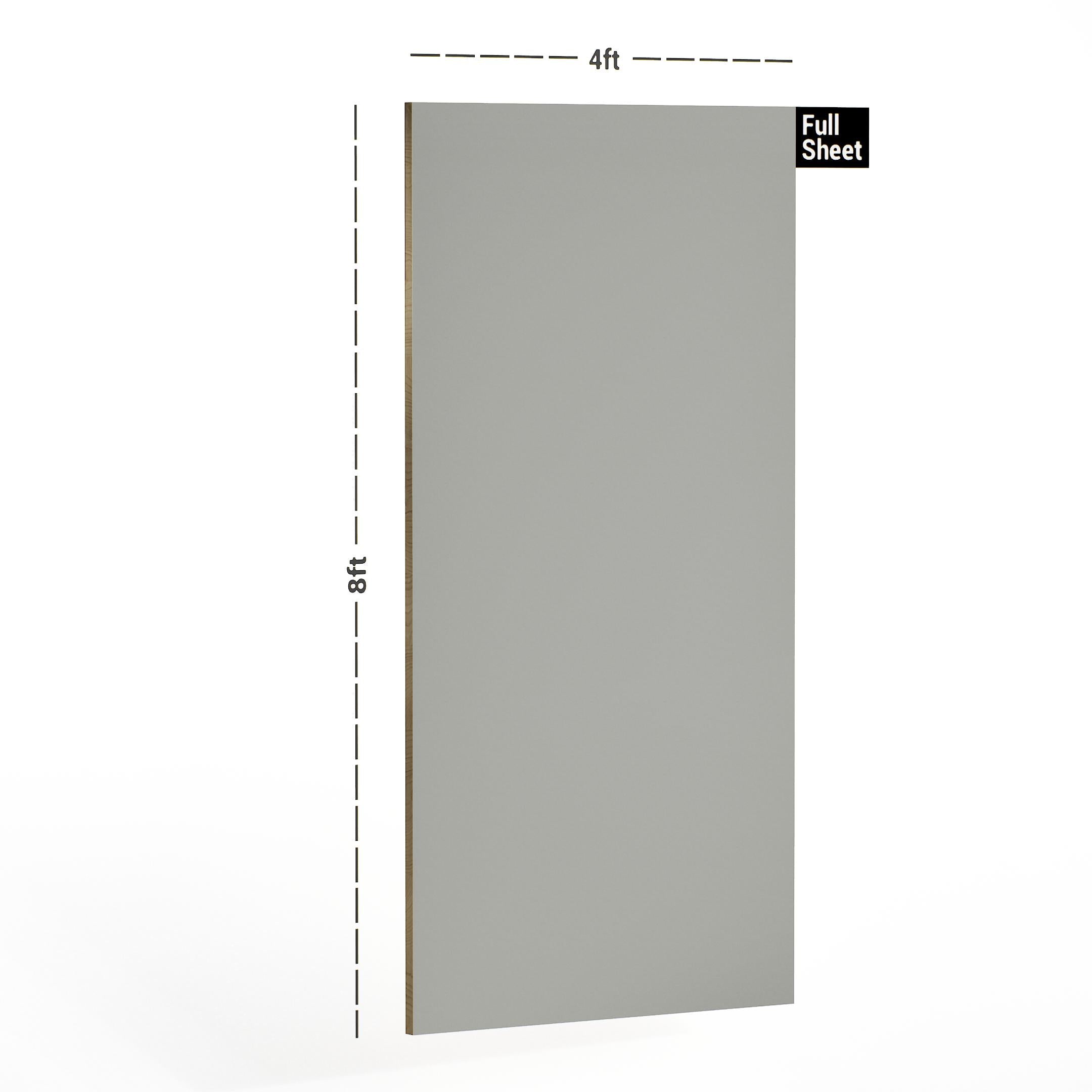 Cloudy Grey Plain Laminate 8x4 ft 1 mm - 1048 PU