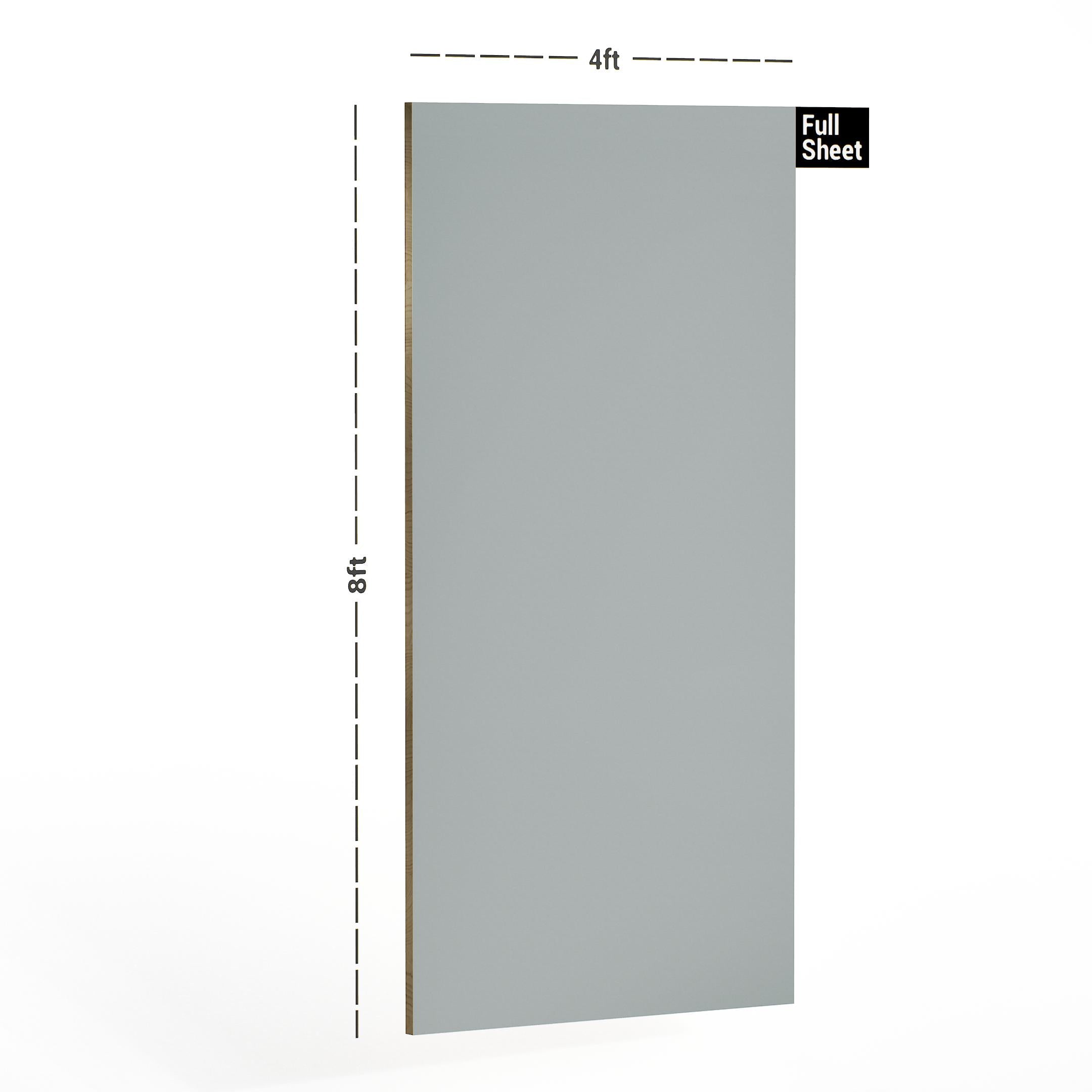Pista Green Plain Laminate 8x4 ft High Gloss 1 mm - 1051 UHG