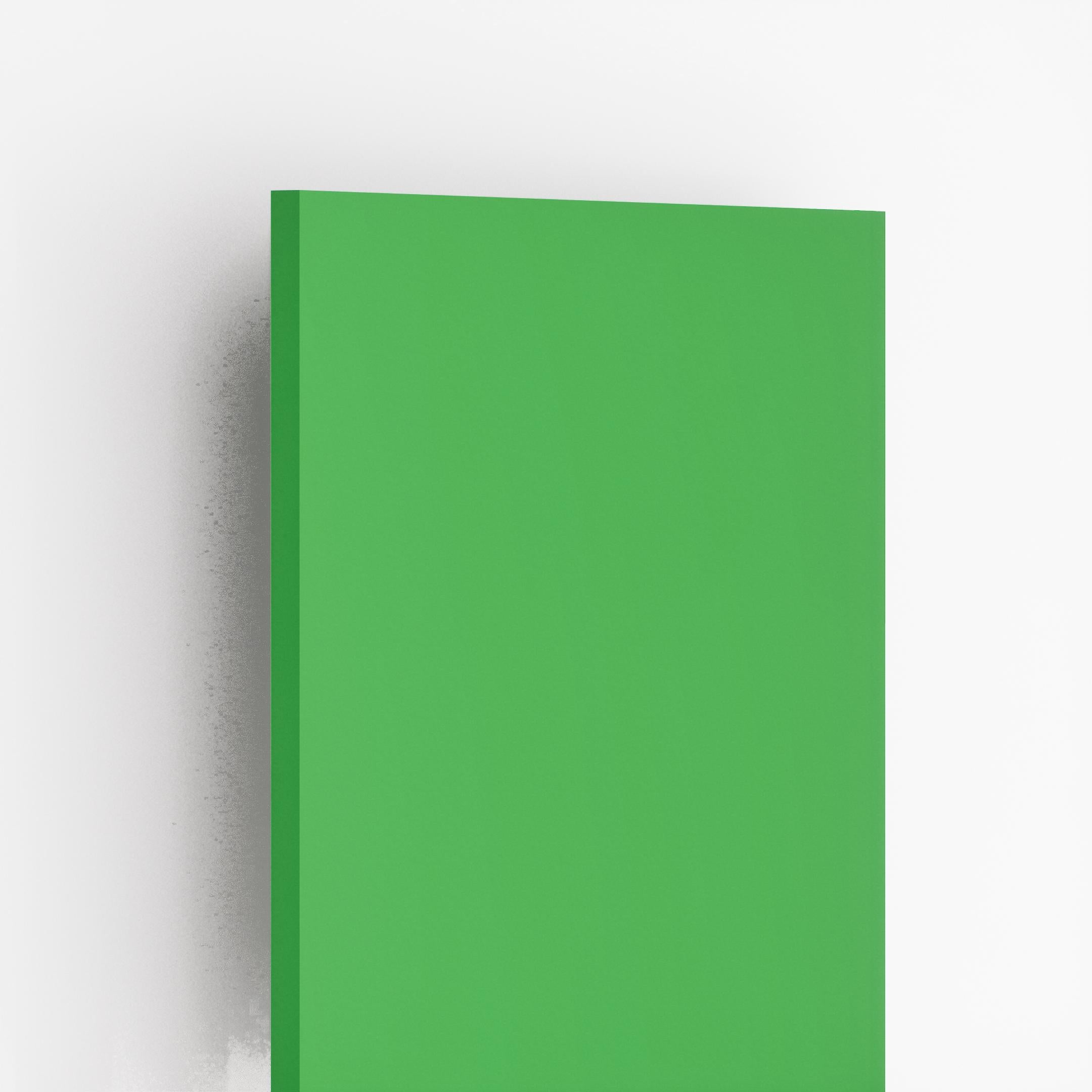 Parrot Green Plain Laminate 8x4 ft Suede 0.8 mm - 105 SF