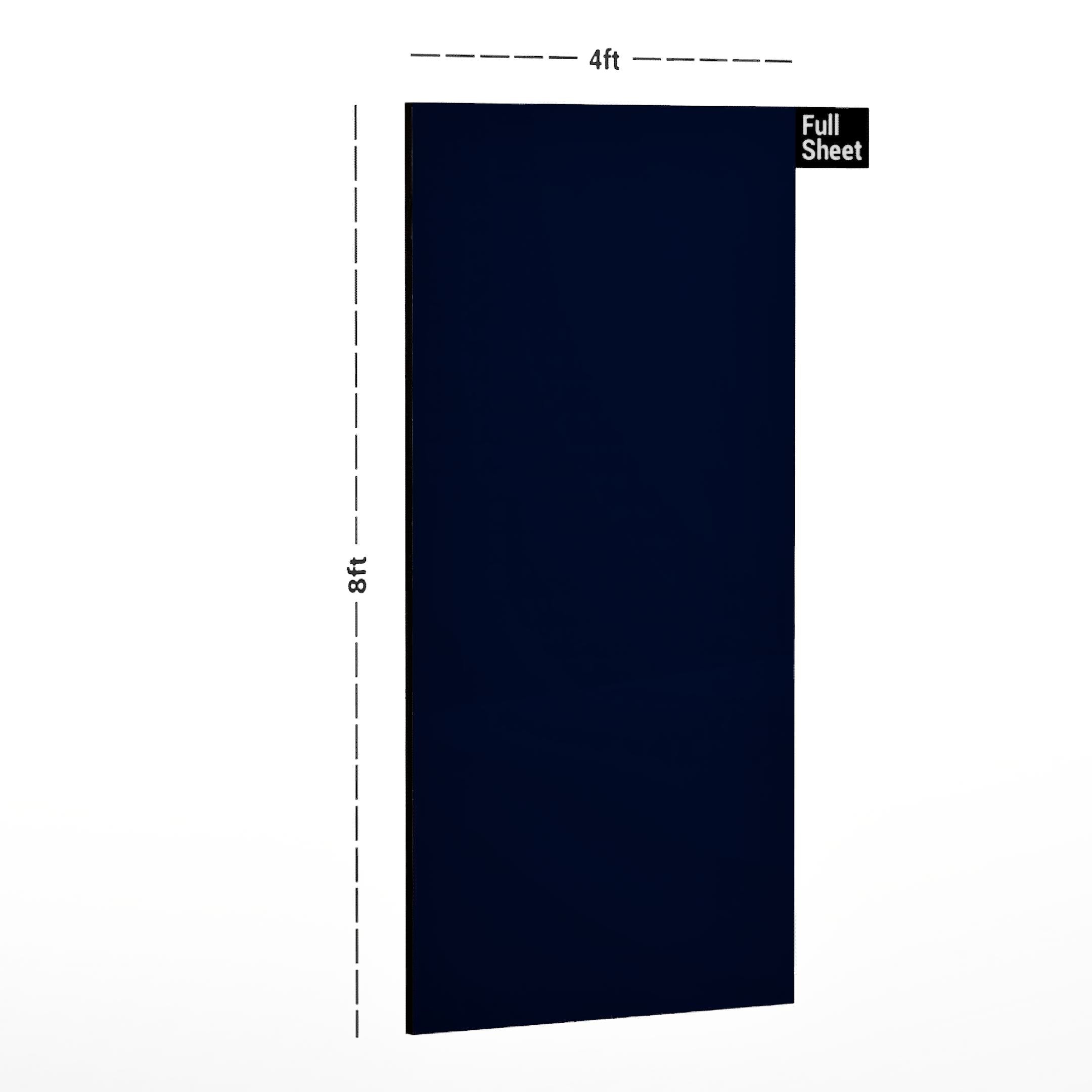 Liner Natural Wonders Colour Navy Blue Plain Laminate 8x4 ft Suede 0.8 mm - 1068 SF