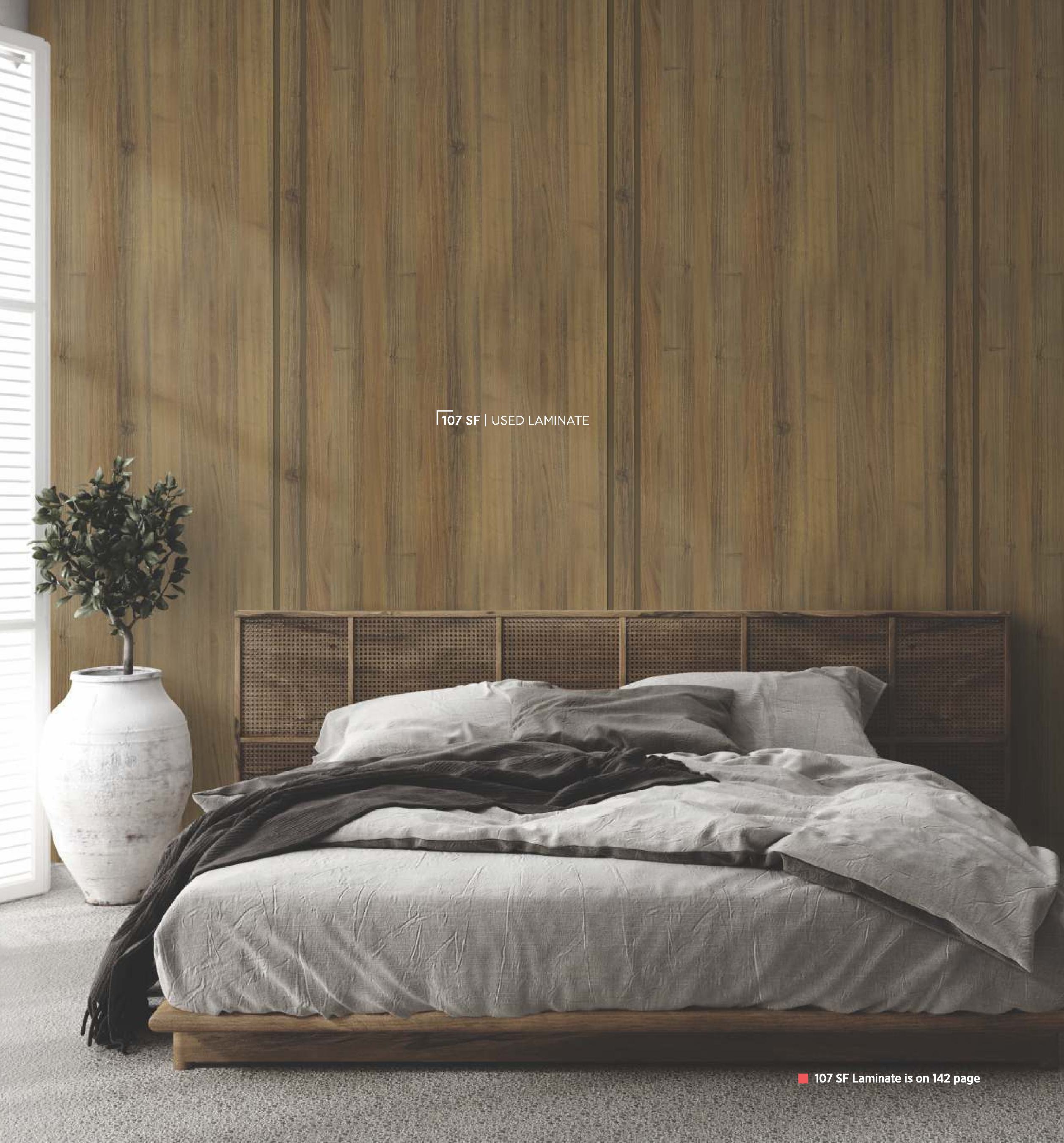 Bele Wood Laminate 8x4 ft Suede 1 mm - 107 SF