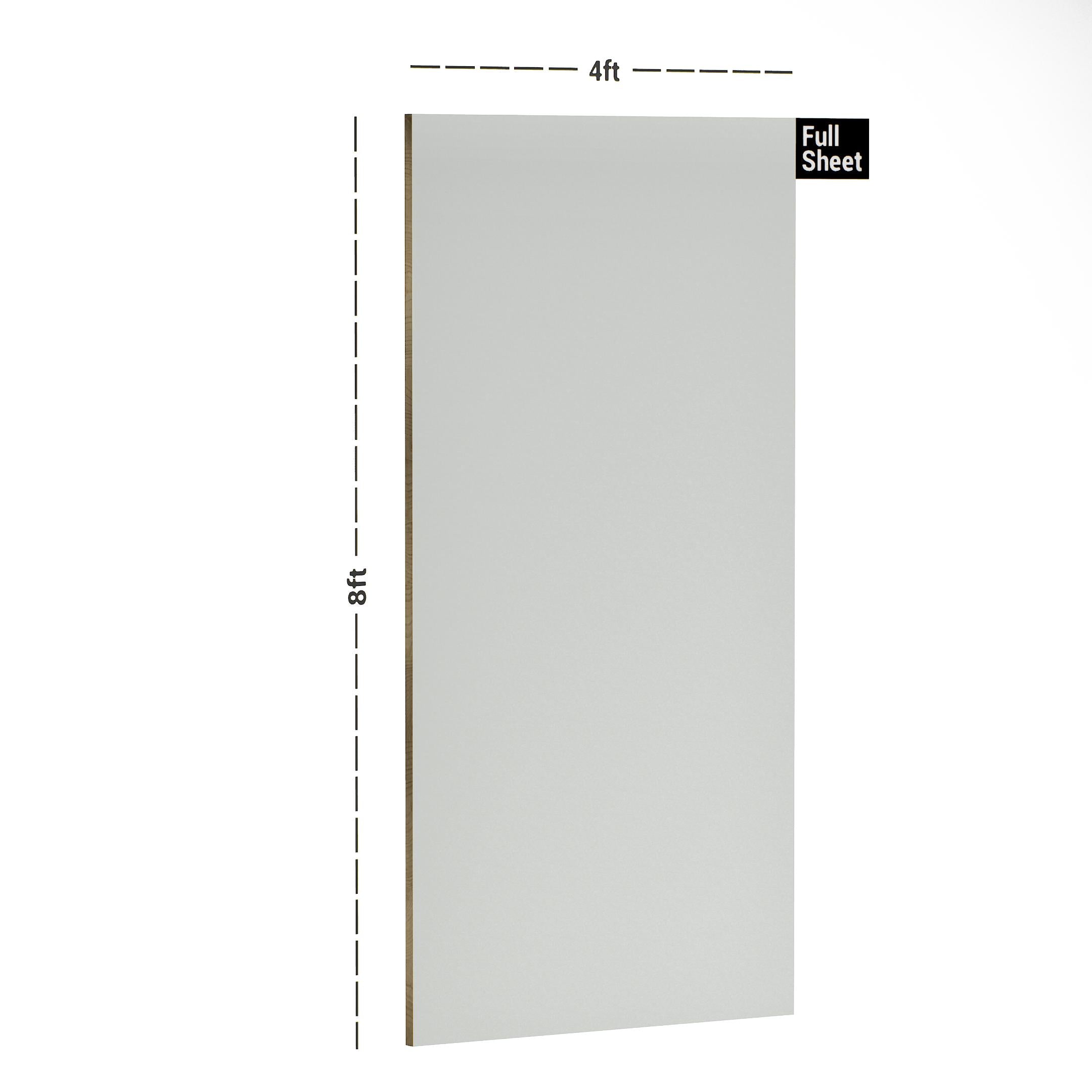 Off White Plain Laminate 8x4 ft Matte 1 mm - 108 MT