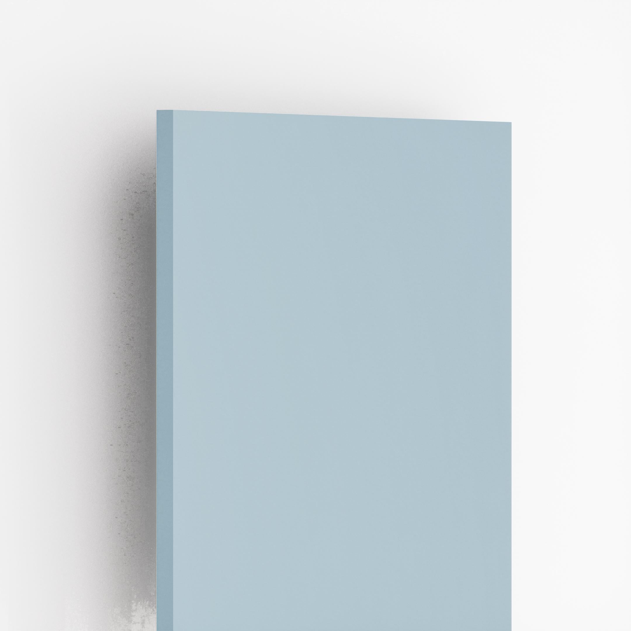 Sky Blue Super Matt Plain Laminate 8x4 ft Texture 1 mm - 11026 SAT