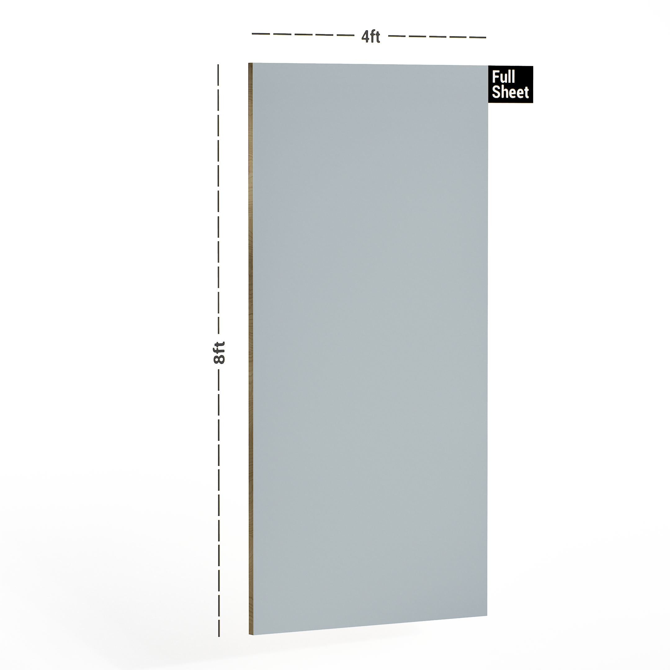 Virgo 1102 HG 8x4 ft High Gloss plain colors laminates Grey 1102_HG