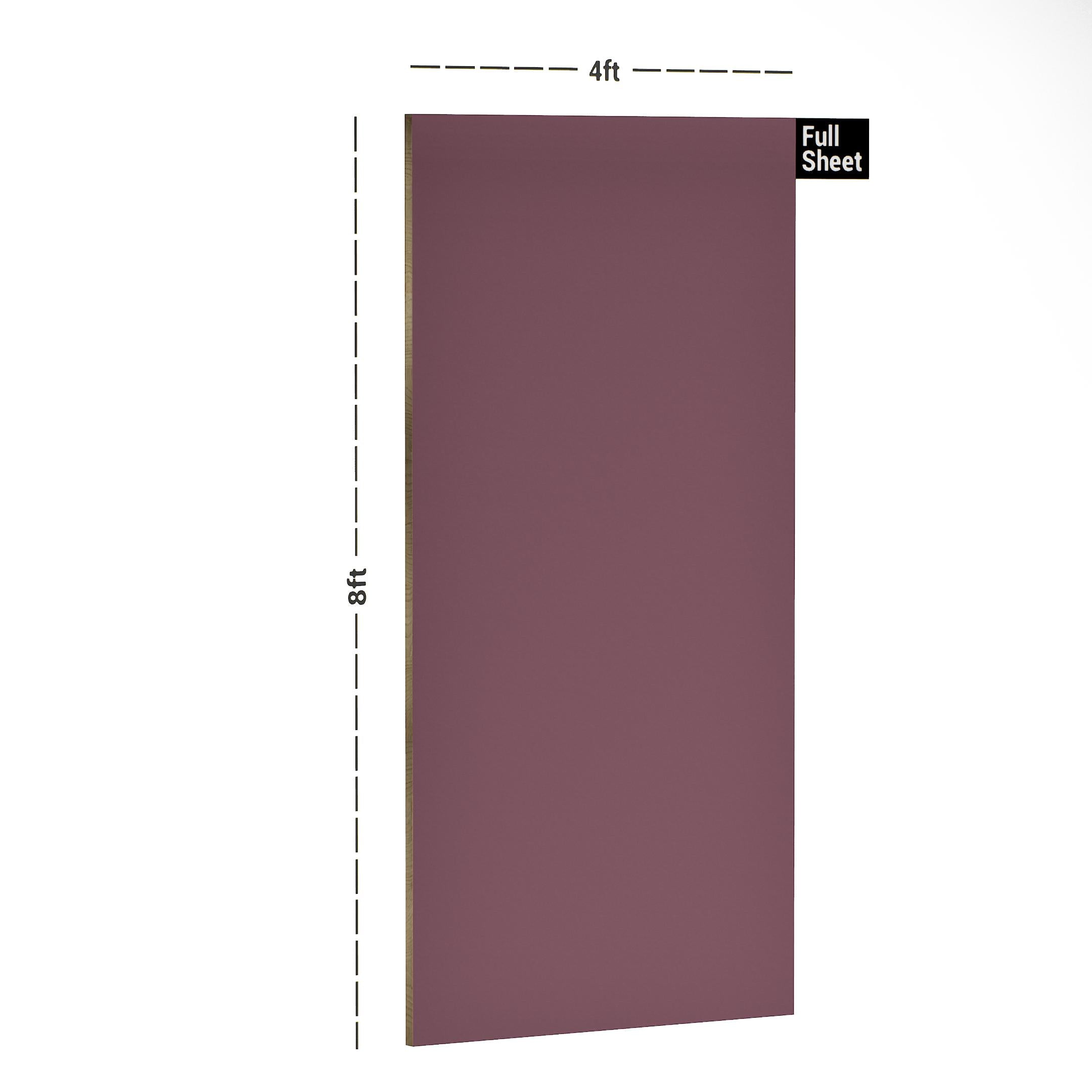 Grape Wine Plain Laminate 8x4 ft Matte 1 mm - 11031 SAT