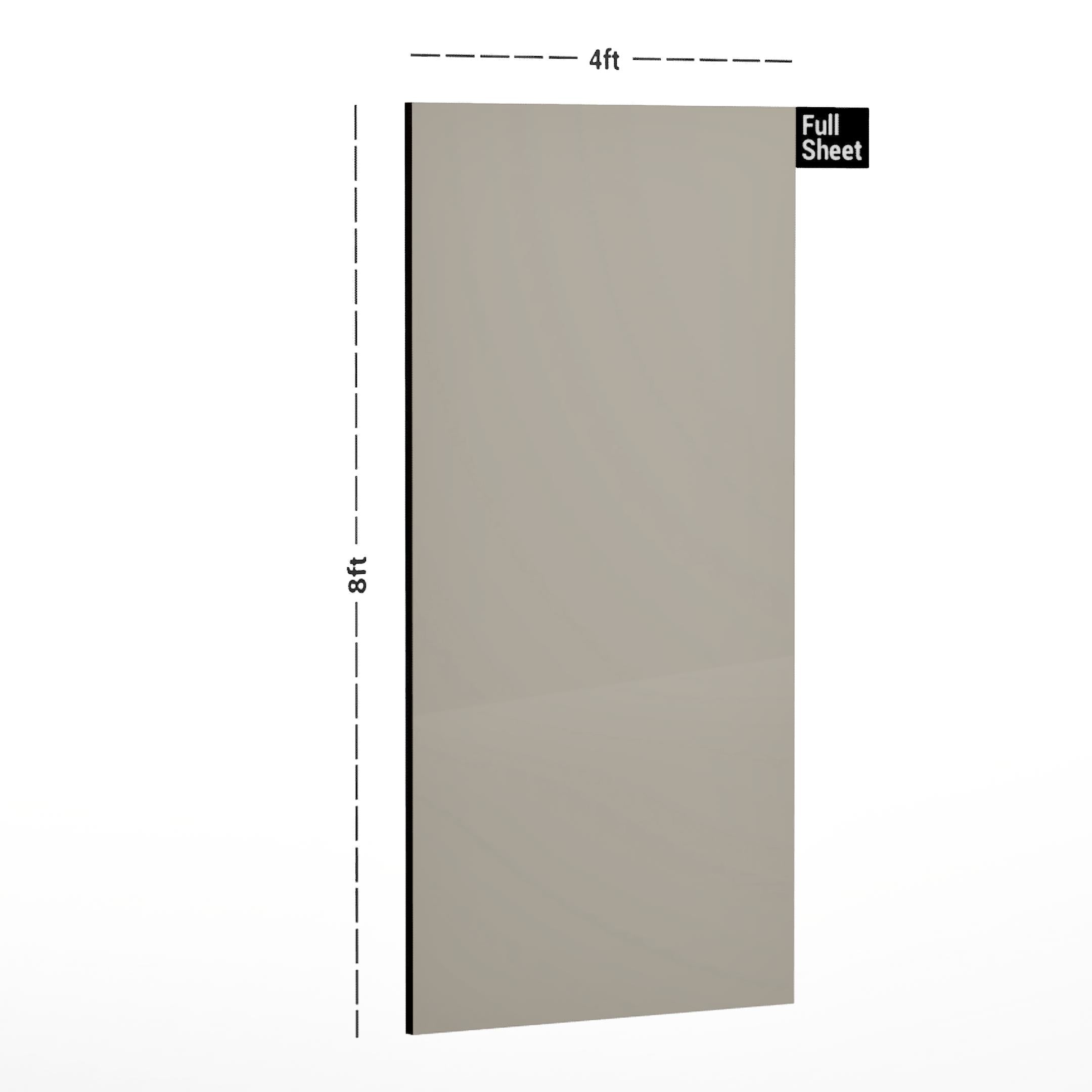 11039 SMT Mud Brown 8 ft x 4 ft Matte Finish Decorative Laminate - 1 mm