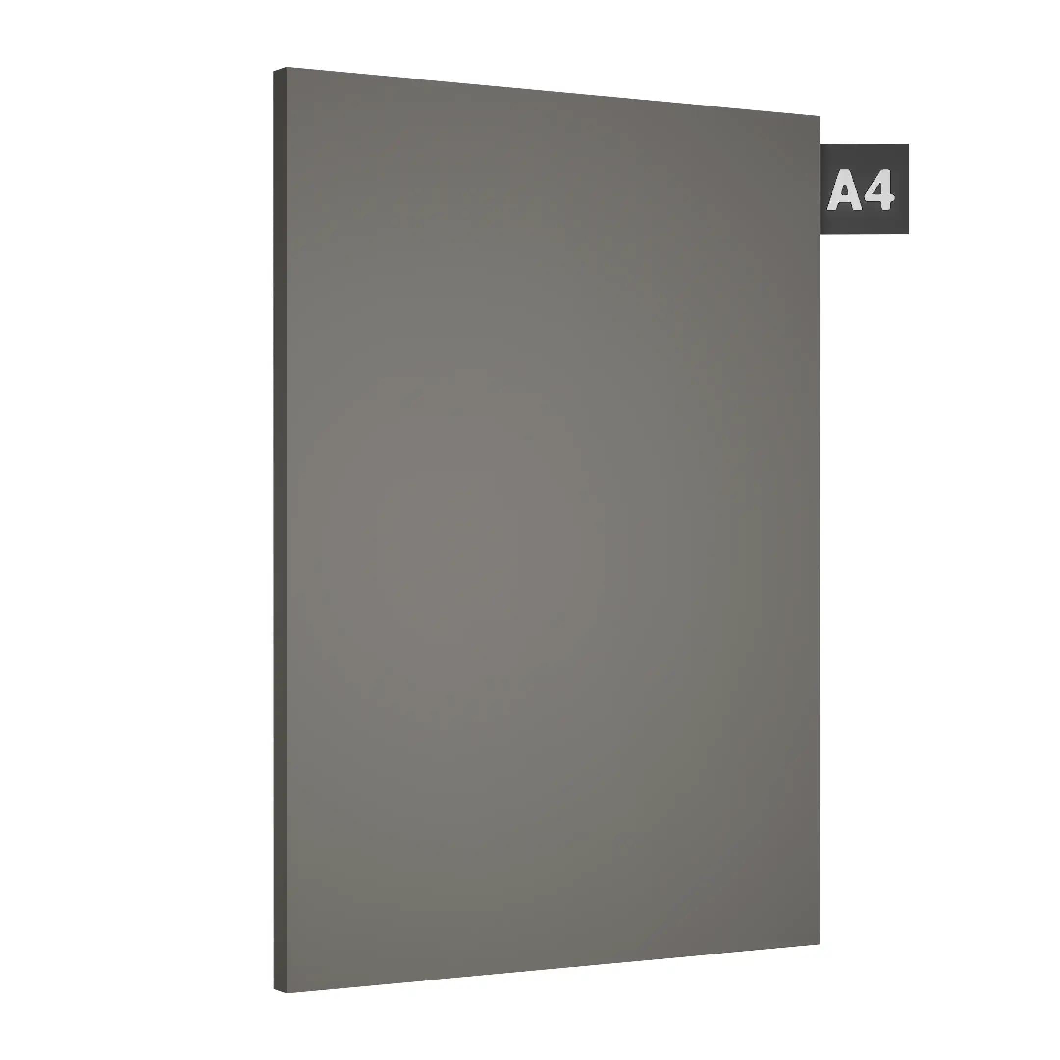 Grey Plain Laminate 8x4 ft High Gloss 0.8 mm - 1106 SGL
