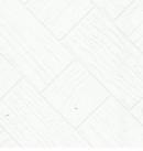 White plain laminate with textured finish and subtle diagonal pattern, showing slight sheen and minor imperfections.