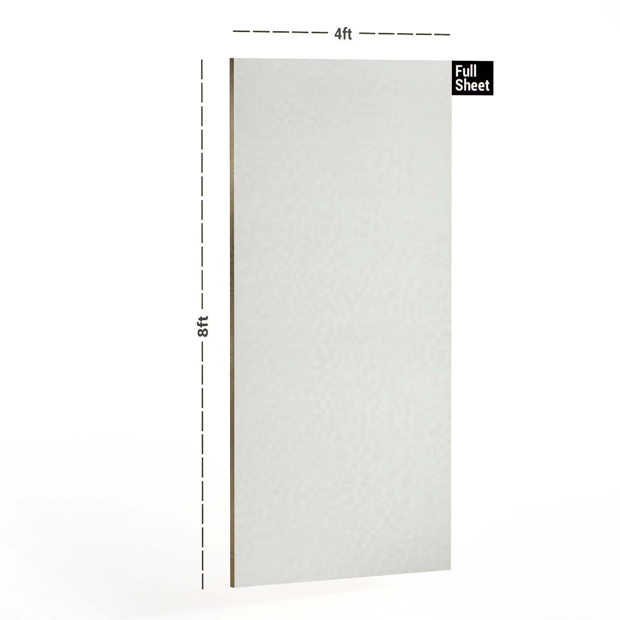 Decorative Laminates Frosty White 8x4 ft Texture plain colors laminates White 111_GL