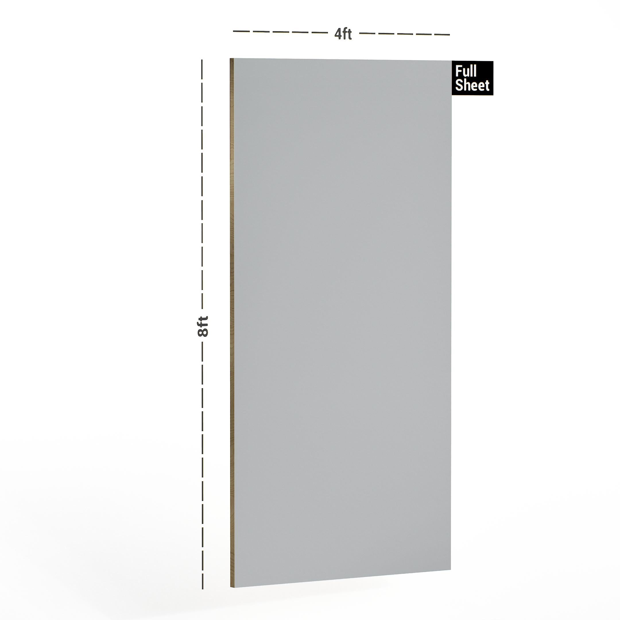 Solid Color Grey Plain Laminate 8x4 ft High Gloss 0.8 mm - 1125 HG