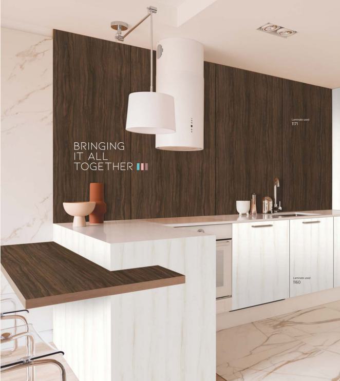 34 Biscotti Wood Laminate 8x4 ft Texture 1 mm - 1160 A