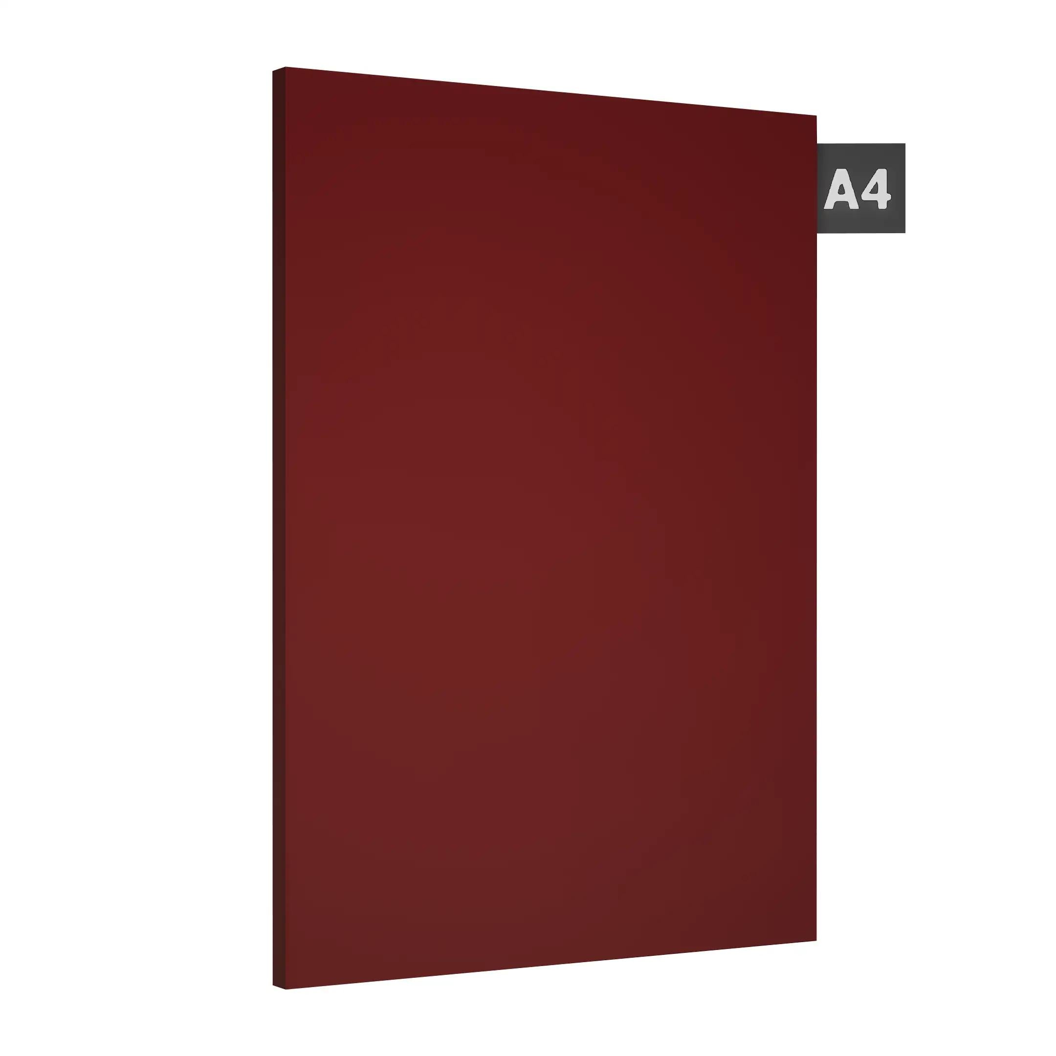 Brick Red Plain Laminate 8x4 ft High Gloss 1 mm - 116 HGL