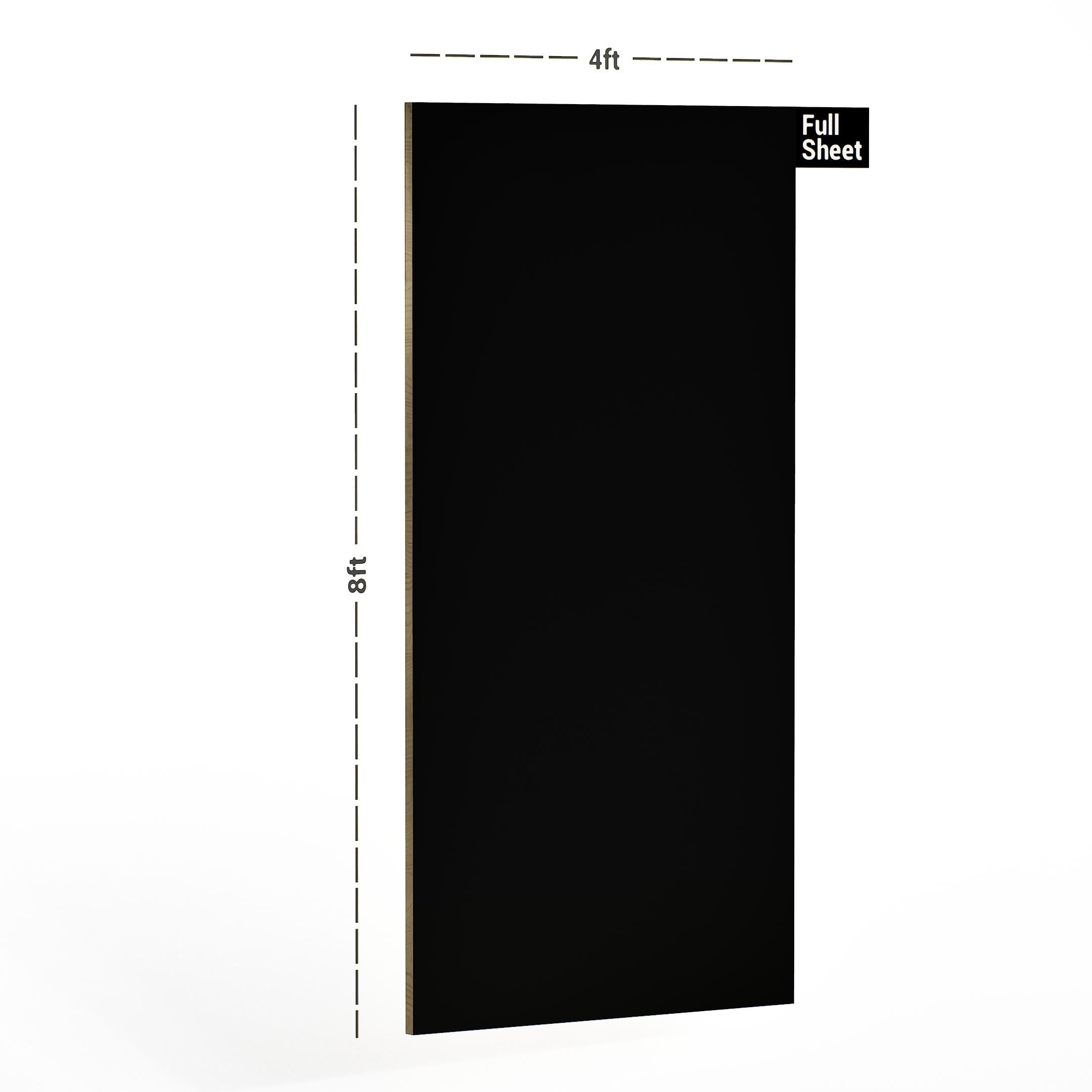 Airolam Black 8x4 ft Suede plain colors laminates Black 116_SF