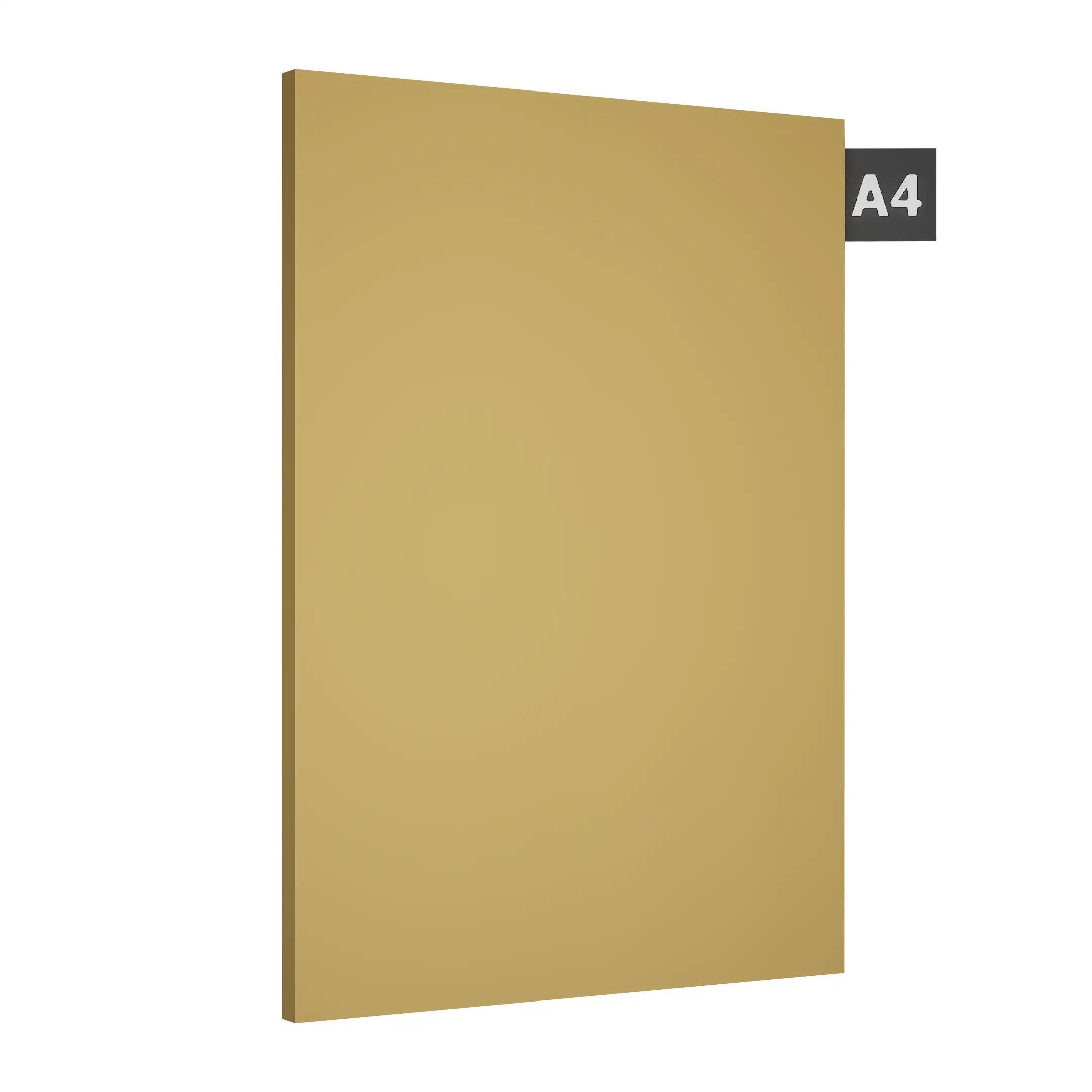 Foil Gold Plain Laminate 8x4 ft Texture 1 mm - 1202 (AXI+)