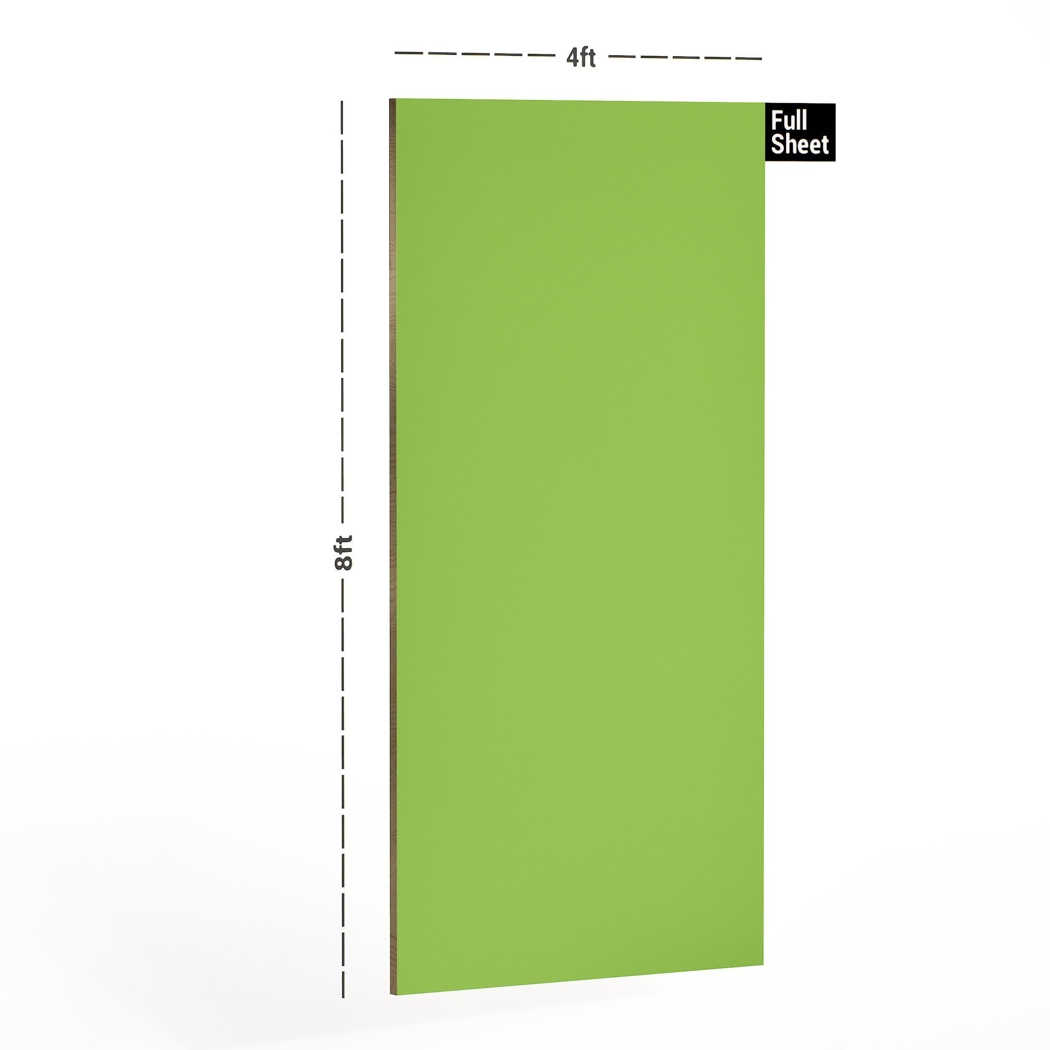 Virgo 1207 HG 8x4 ft High Gloss plain colors laminates Green 1207_HG