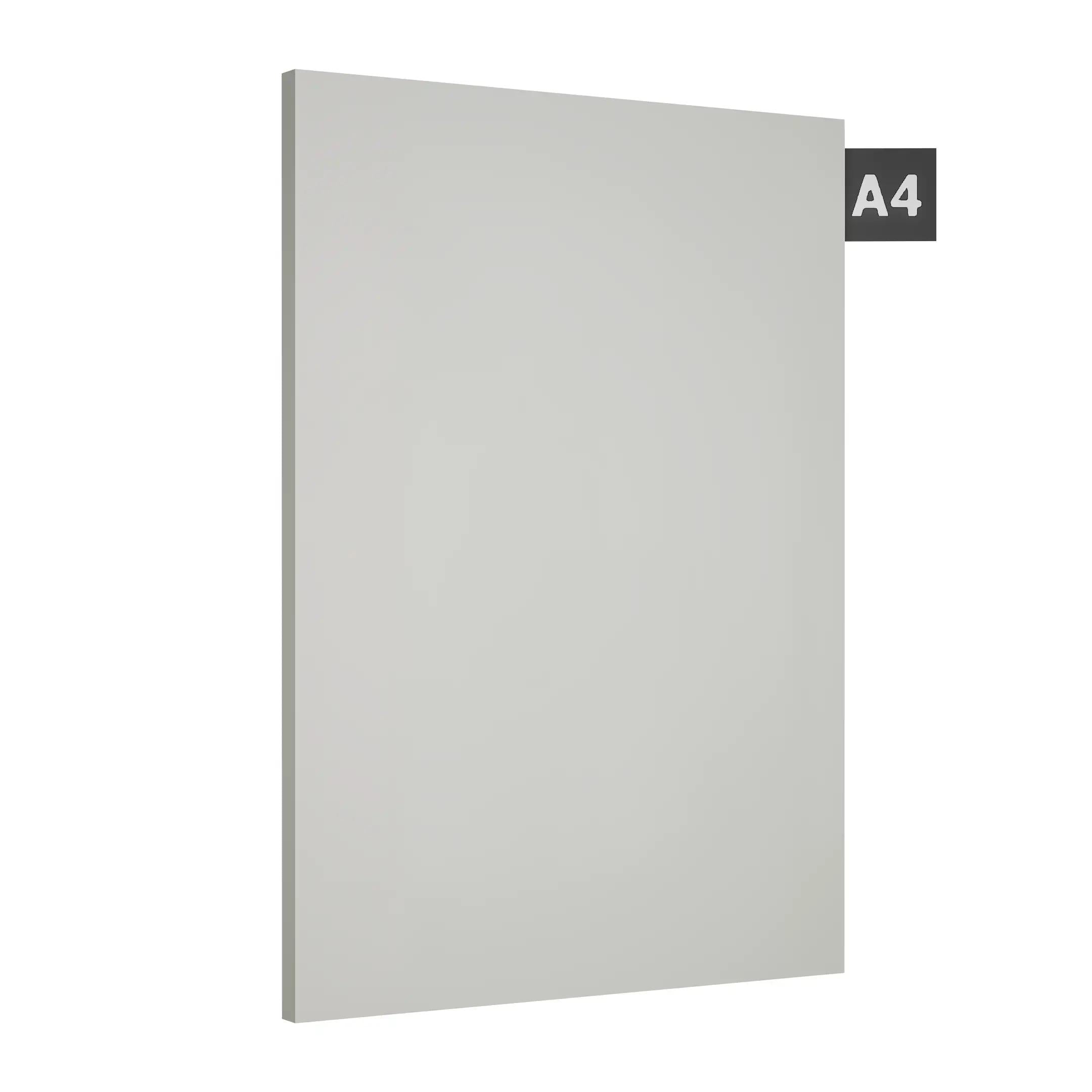 White Plain Laminate 8x4 ft High Gloss 1 mm - 1209 PHG