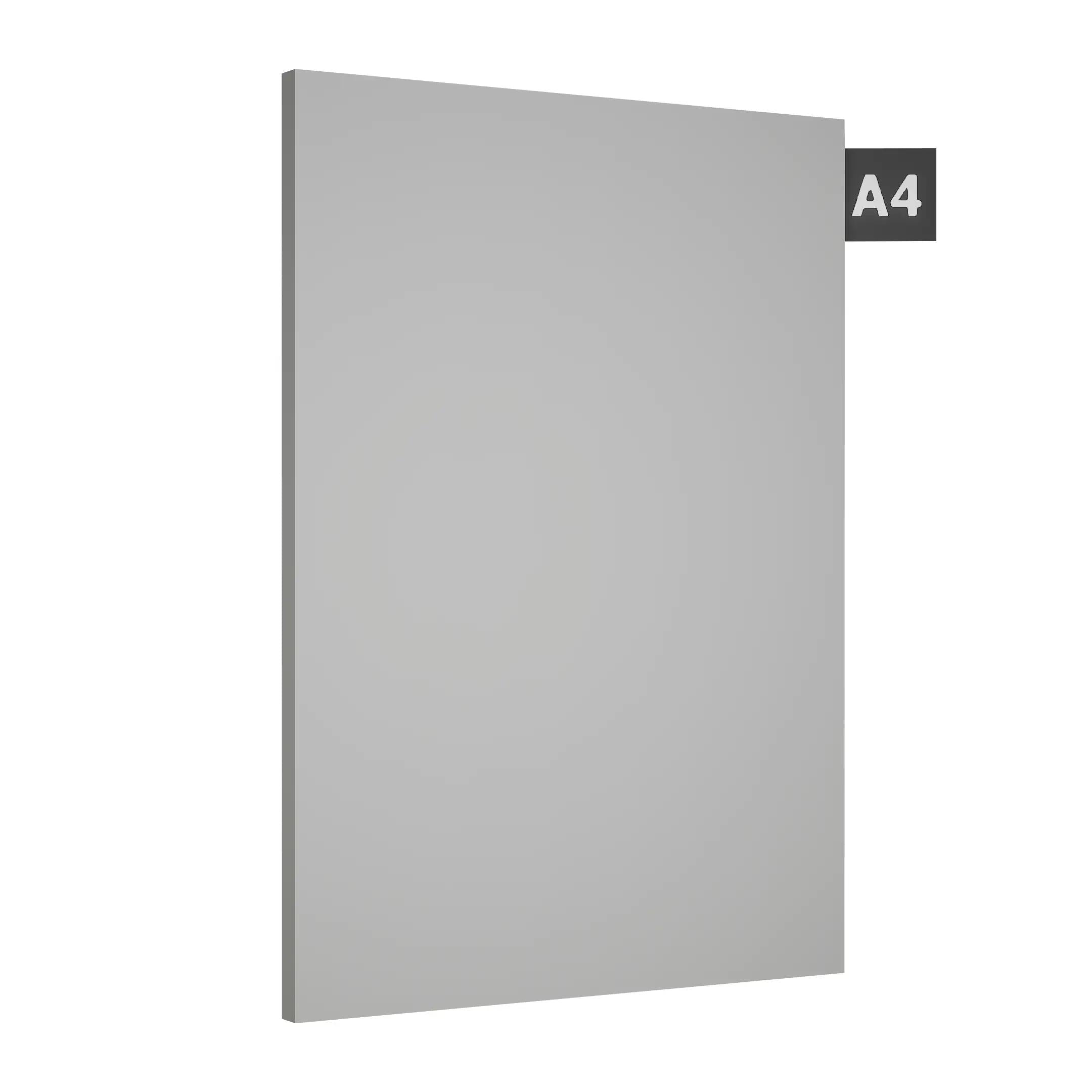 Silver Grey Plain Laminate 8x4 ft Texture 1 mm - 122 AS