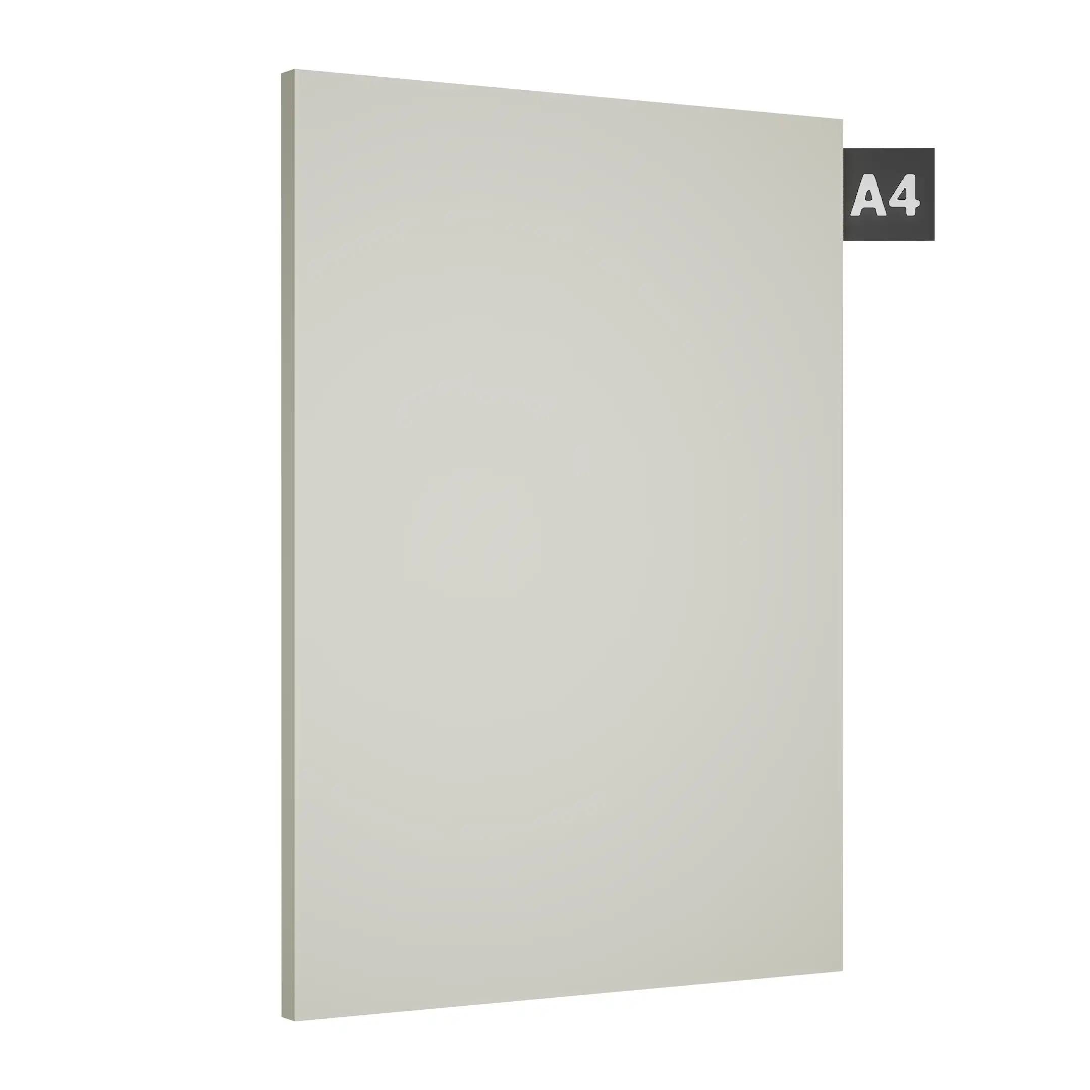 Frosty White Plain Laminate 8x4 ft High Gloss 1 mm - 122 HGL
