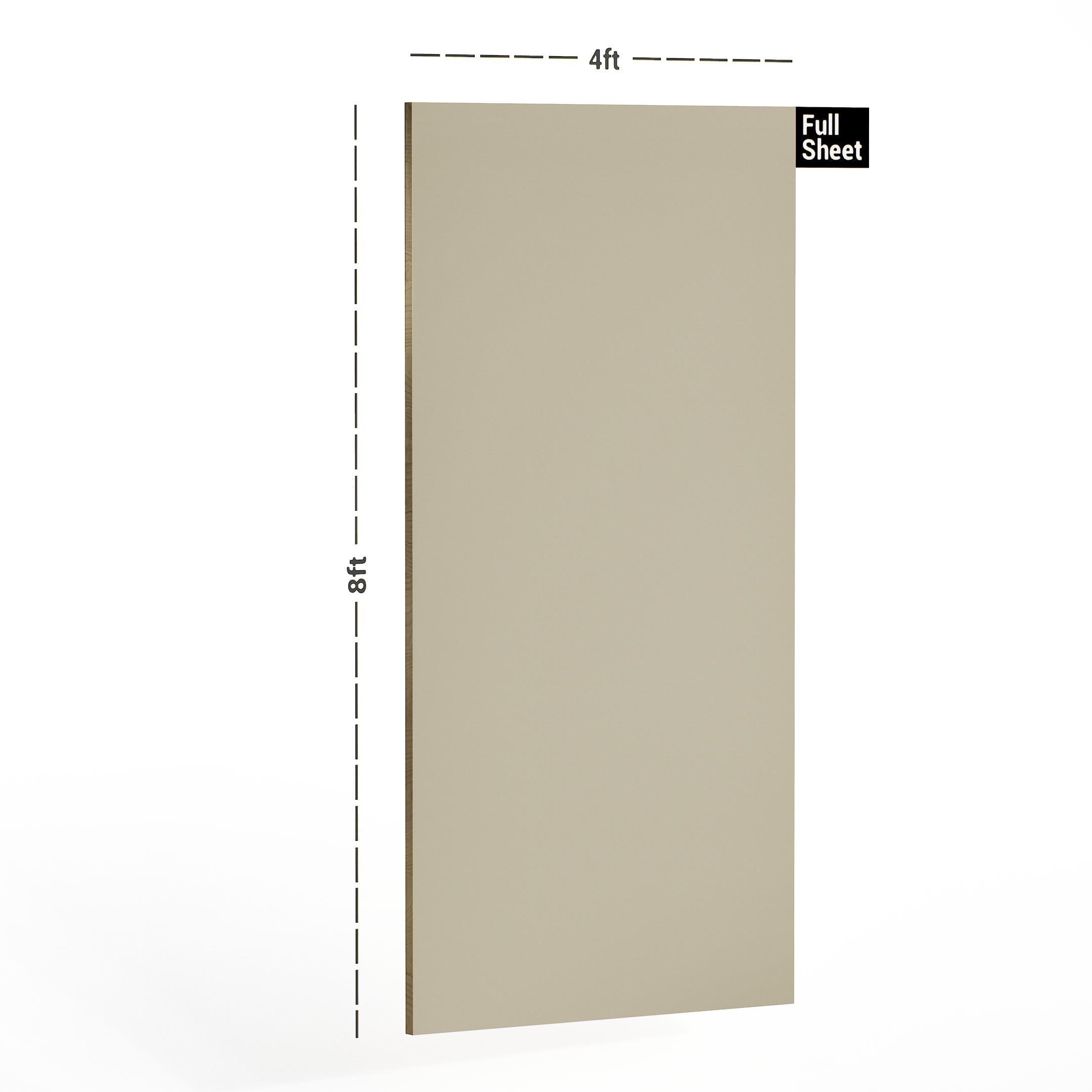 Khaki Brown Plain Laminate 8x4 ft Super Matte 1 mm - 122 SMT