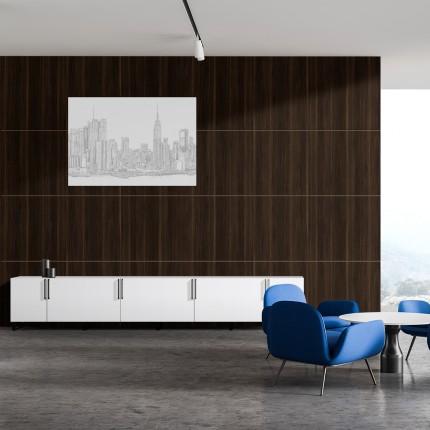 Curvesha Italnut Wood Laminate 8x4 ft Texture 1 mm - 1230 CVS(AXI+)