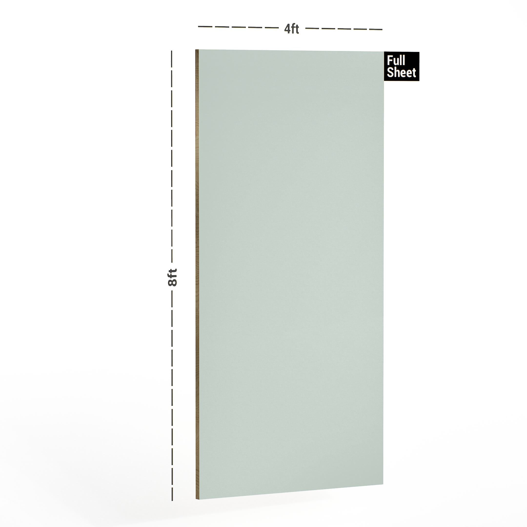 Opal Green Plain Laminate 8x4 ft High Gloss 1 mm - 123 AHG