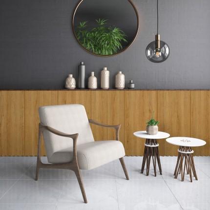 Oakazee Hemloack Oak Wood Laminate 8x4 ft Texture 1 mm - 1249 OKZ(AXI+)