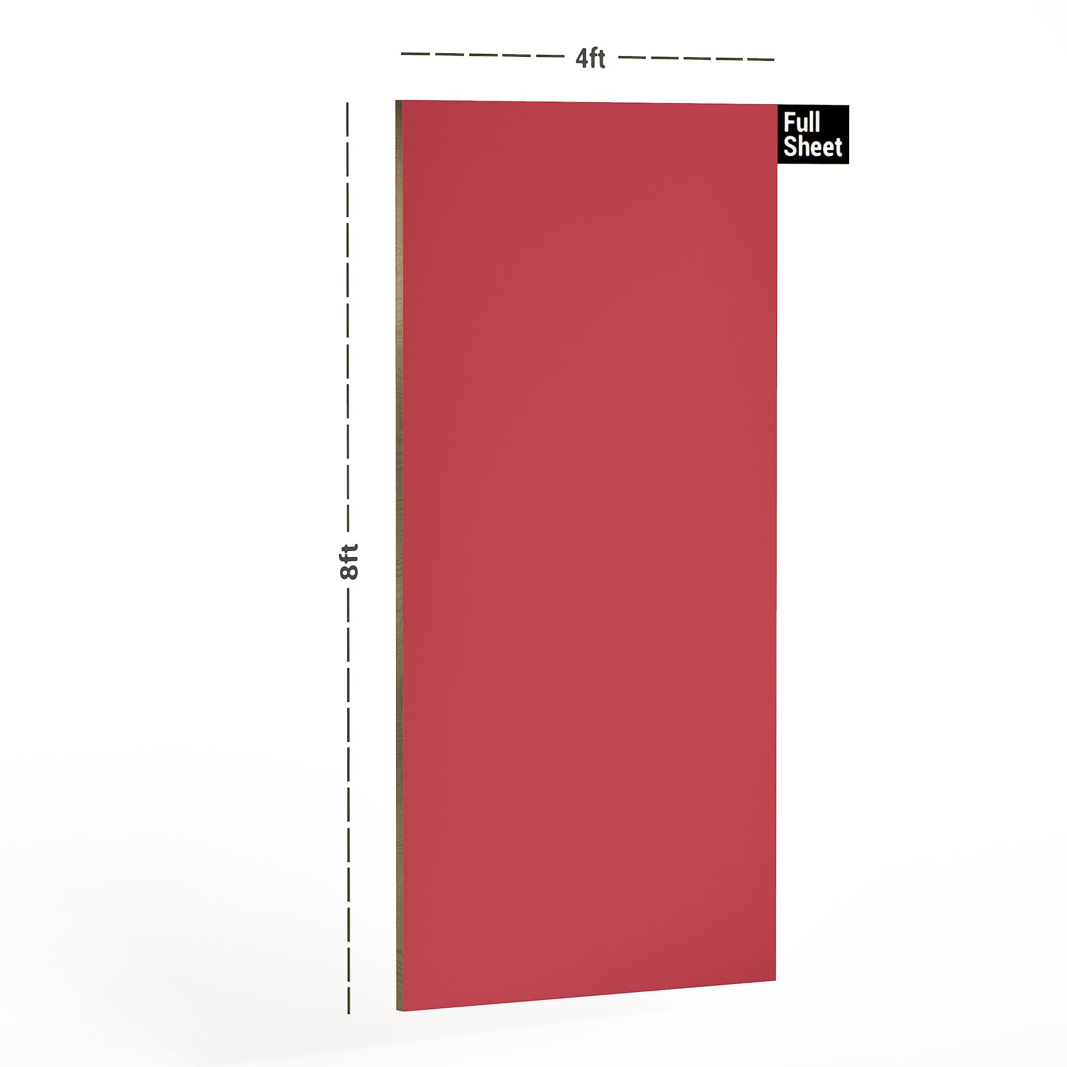 Rose Azalea Plain Laminate 8x4 ft Suede 1 mm - 1255 SD