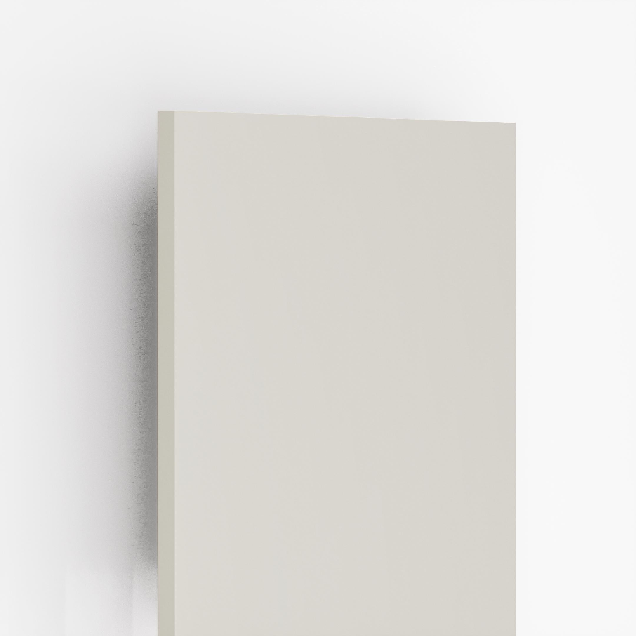 Almond Ivory Plain Laminate 8x4 ft Suede 1 mm - 127 SU