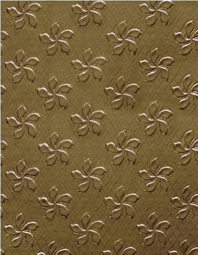 Gold Flower Designer Laminate 8x4 ft Metallic 1.25 mm - 1307 Aster