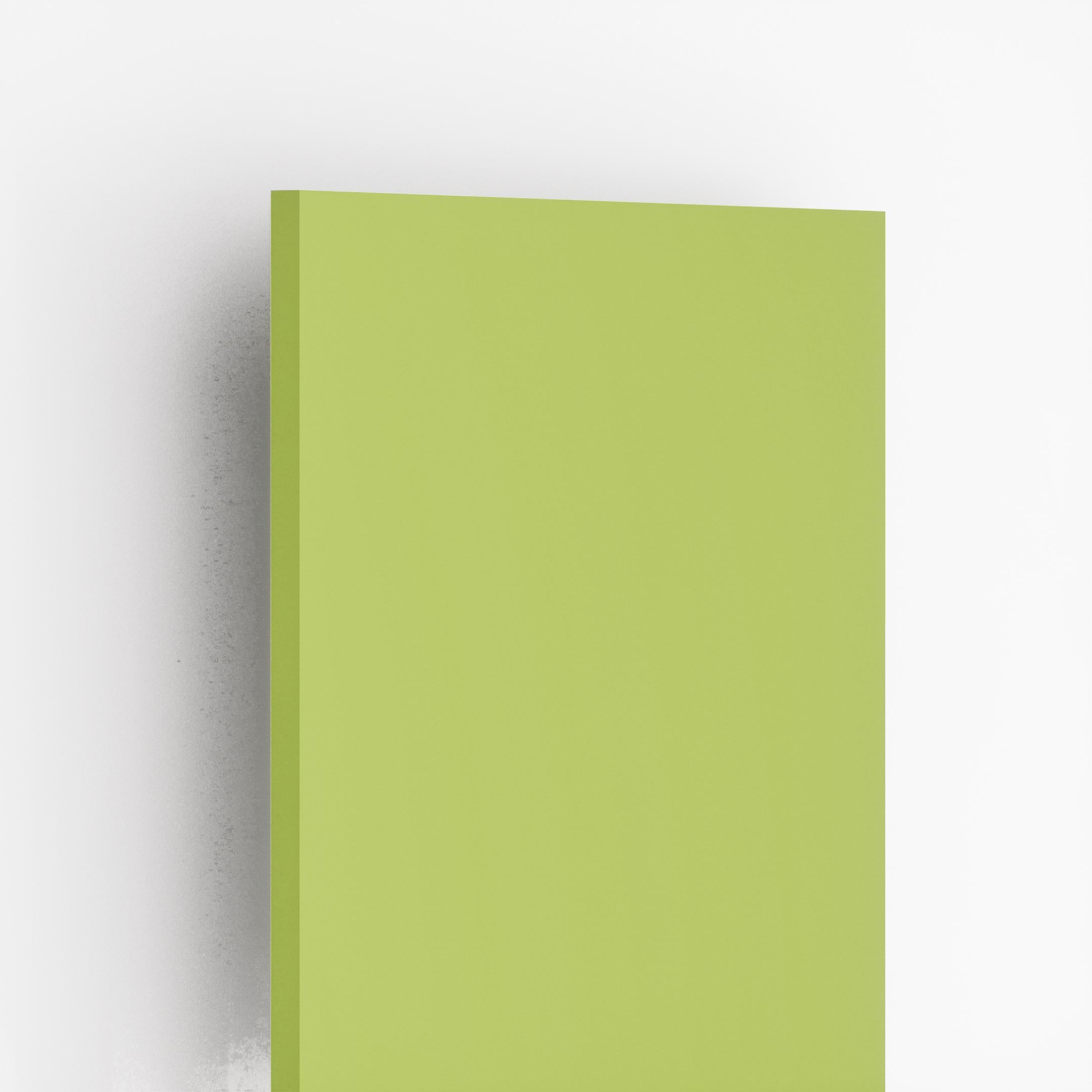 Light Green Plain Laminate 8x4 ft Suede 1 mm - 1318 SF