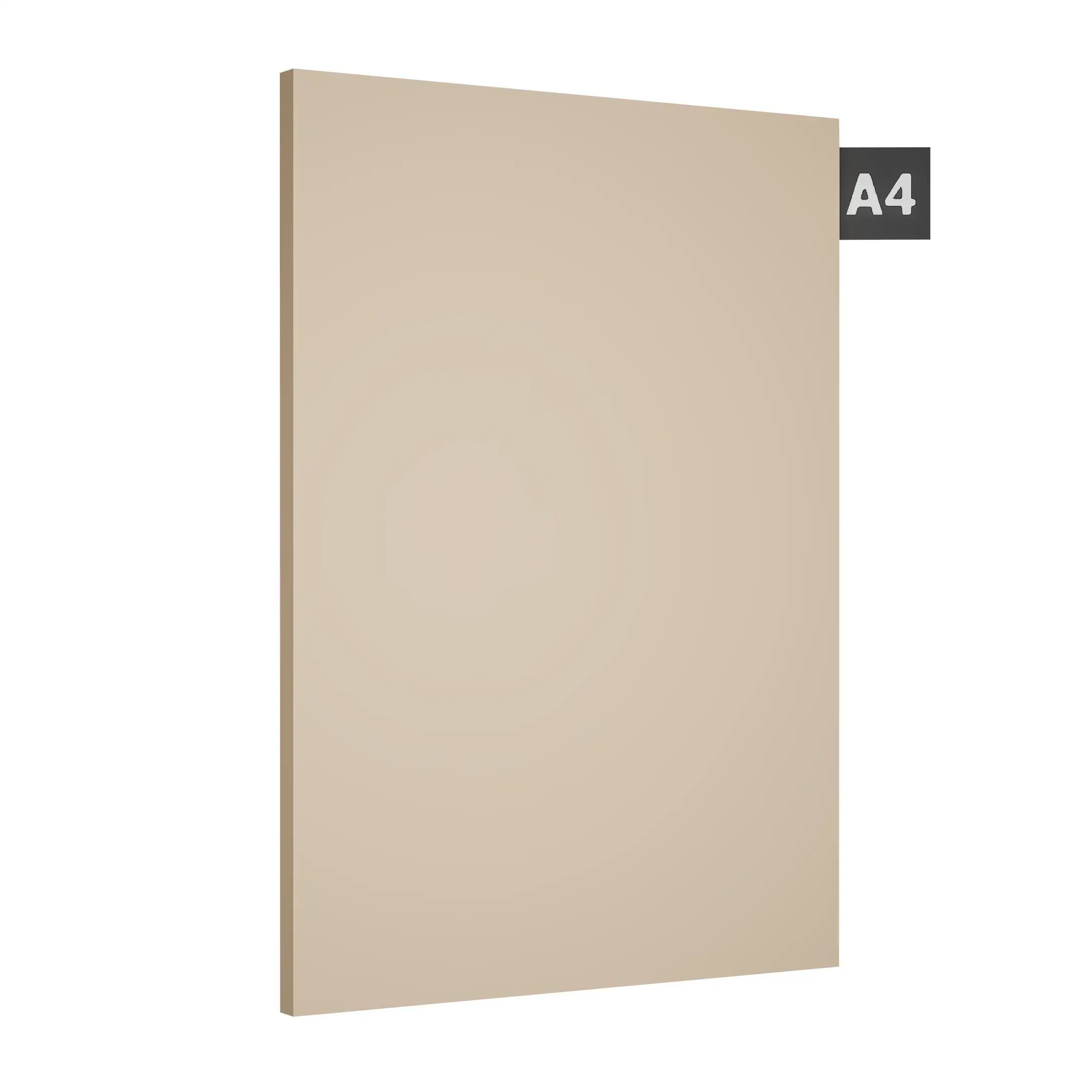 Beige Plain Laminate 8x4 ft High Gloss 1 mm - 131 HGL